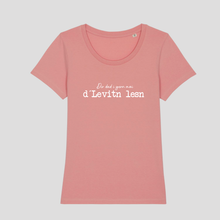 Laden Sie das Bild in den Galerie-Viewer, Damen T-Shirt Rundhals "Dir dad i gern moi d´Levitn lesn"