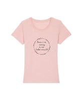 Laden Sie das Bild in den Galerie-Viewer, Damen Rundhals T-Shirt "Bevor i mi aufreg"