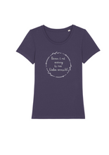Laden Sie das Bild in den Galerie-Viewer, Damen Rundhals T-Shirt "Bevor i mi aufreg"