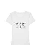 Laden Sie das Bild in den Galerie-Viewer, Damen T-Shirt Rundhals "I´m a Simple Woman - Bayern"