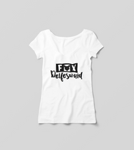 Laden Sie das Bild in den Galerie-Viewer, Damen T-Shirt mit V-Ausschnitt "FuxDeifeswuid"