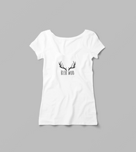 Laden Sie das Bild in den Galerie-Viewer, Damen V-Shirt "Bleib Wuid"