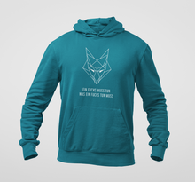Laden Sie das Bild in den Galerie-Viewer, Hoddie "Ein Fuchs muss tun"