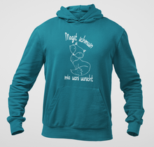 Laden Sie das Bild in den Galerie-Viewer, Hoddie "Mogst schmusn, mia wars wurscht"