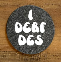 Laden Sie das Bild in den Galerie-Viewer, Bierdeckel Glasuntersetzer Untersetzer Filz mit verschiedenen Sprüchen
