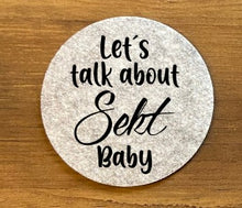 Laden Sie das Bild in den Galerie-Viewer, Bierdeckel Glasuntersetzer Untersetzer Filz mit verschiedenen Sprüchen