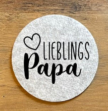 Laden Sie das Bild in den Galerie-Viewer, Bierdeckel Glasuntersetzer Untersetzer Filz mit verschiedenen Sprüchen