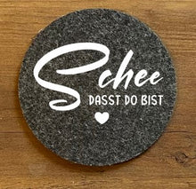 Laden Sie das Bild in den Galerie-Viewer, Bierdeckel Glasuntersetzer Untersetzer Filz mit verschiedenen Sprüchen