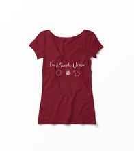 Laden Sie das Bild in den Galerie-Viewer, Damen T-Shirt "I´m a Simple Woman-Bayern"