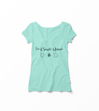 Laden Sie das Bild in den Galerie-Viewer, Damen T-Shirt "I´m a Simple Woman-Bayern"