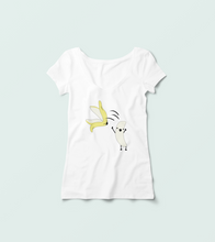 Laden Sie das Bild in den Galerie-Viewer, Damen T-Shirt "Nackerde Banane"