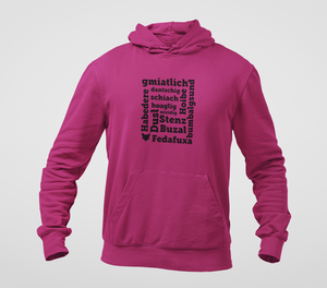 Hoddie "Bayrischer Dialekt"