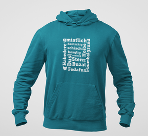 Hoddie "Bayrischer Dialekt"