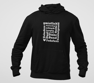 Hoddie "Bayrischer Dialekt"